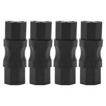Netzteil, hochwertiger IEC320C15-zu-IEC320C15-Adapter mit verstärkter, einteiliger Formgebung, korrosions- und verschleißfest, geeignet