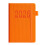 2026 Daily Journal 360 Pages Lined Leather Day-Orange 1
