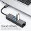 Ελαφριά ευρεία συμβατότητα USB C Hub With4Ports SuperSpeed Data Hub τύπου C, κέλυφος από κράμα 5
