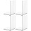 4 Pcs Bookends Practical Book Holders Acrylic Book Stoppers 1