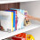 4 Pcs Bookends Practical Book Holders Acrylic Book Stoppers 6