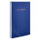 Carnet de notes à couverture souple en cuir, planificateur-bleu 1