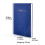 Carnet de notes à couverture souple en cuir, planificateur-bleu 4