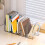 Acrylic Bookend for Shelf 4 Section Book End Desktop-Purple 6