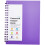 Carnet de notes à spirales A6, bloc-notes d'écriture,-Violet 1