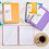 Carnet de notes à spirales A6, bloc-notes d'écriture,-Violet 5