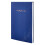 Leather Monthly Planner 18 Month Undated Notebook-blue 1
