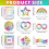8/9 Pcs Sensory Anxiety Sticker Decompression Soothing-2 1 2