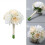 Comfortable Artificial Roses Wedding Bouquets-Snow silhouette 7