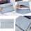 A4-documentmappen Bestandsmappen Documentorganizers-Hemelsblauw 2