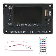 Modul audio cu afișaj LED digital Bluetooth MP3Decoder Board cu LINE IN suportă ieșire audio dual channel USB SD TF FM radio pentru sistem audio