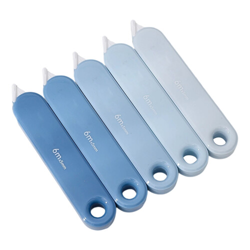 5 Pcs White Out Tape Gradient Correction Tape Easy-Ocean Star