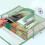 Water Resistant Clear PVC Document Organiser Double-Green 4