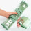 Water Resistant Clear PVC Document Organiser Double-Green 5