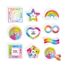 Autocollant d'anxiété sensorielle, autocollant esthétique,-2 1