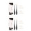 2Pcs Professional Blending Stump Blending Tool with 20-black 1