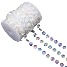 Plastic Bead Chain For Necklace Bracelet Jewelry-14 14AB color