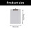Standar Size Clipboard with Retactable Hanging Hook Conference 3