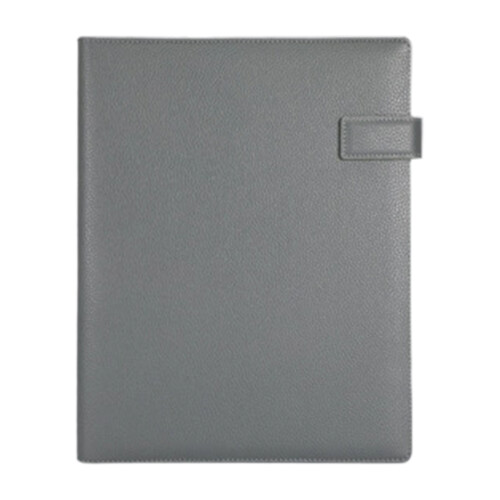 Lederen conferentiemap Office Document Organizer met-Grijs