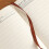 A 5 Business Notebook Aesthetic Thick Notebook Lined Daily-Red 7