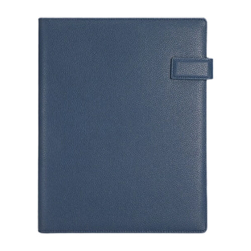 Multifunctionele conferentiemap Lederen documentorganizer-Blauw