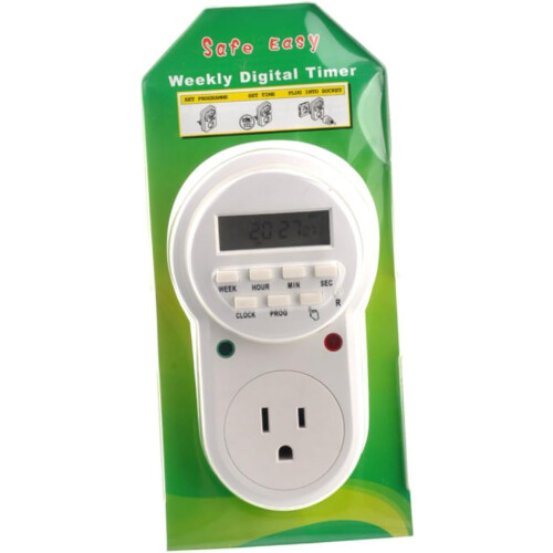 63A Programmable Digital Timer Switch with Dual Outlets, Weekly Schedule, Indoor Outdoor Use 2