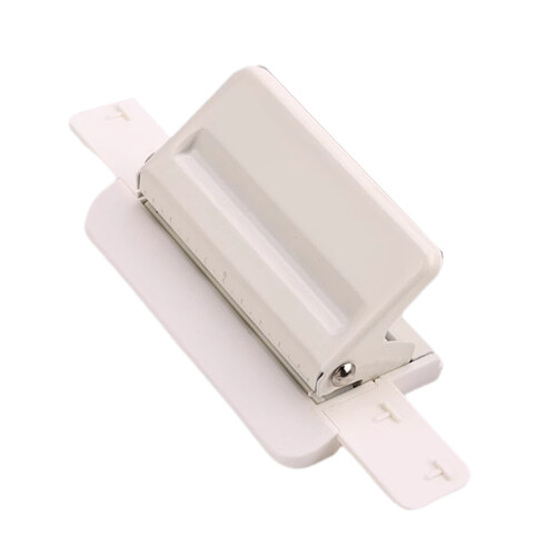Draagbare papierpons 4 gaten punch ponsmachine desktop-Wit