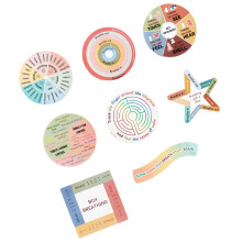 8/9 Pcs Anxiety Sensory Sticker Aesthetic Sticker Anxiety-1 2