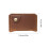 Leather Card Holders with Snap Closure Retro Credit-Pan blue 2