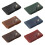 Leather Card Holders with Snap Closure Retro Credit-Pan blue 3