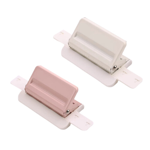 Draagbare papierpons 4 gaten punch ponsmachine desktop-Wit 1