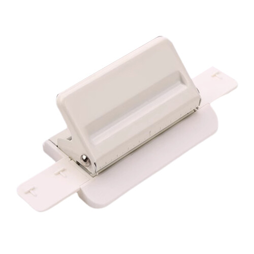 Perforateur à 4 trous pour papier, Machine à poinçonner-Blanc