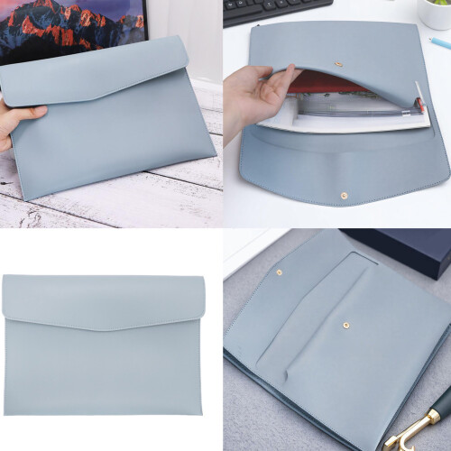 A4 Document Folders File Folders Document Organizers-Sky Blue 1