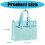 Clear File Organiser Carrying Bag Clear PVC Document-Pink 3