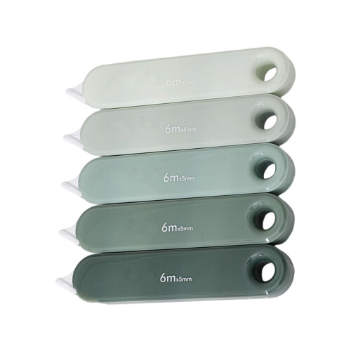 5 Pcs Gradient Correction Tape White Out Tape-Qingti Matcha