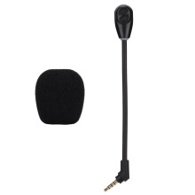 Microfone de substituição com cancelamento de ruído para Kingston HyperX Cloud Flight S, haste destacável com pescoço flexível de 360 graus,