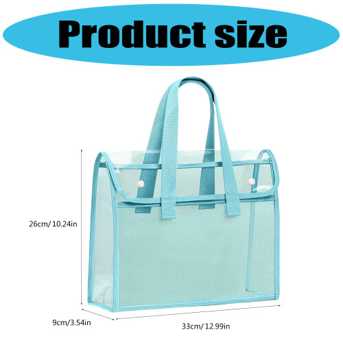 Organisateur de documents portatif, pochettes de documents-Bleu 2