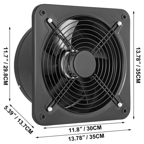 Ventilador de extração de Ventilação Industrial-Duoku-de 12 polegadas-Ventilador de extração de ar para Uso Comercial 1