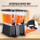 Distributore di Bevande - DUOKU - 2 x 3 Galloni - Plastica - Supporto e Coperchio con Rubinetto 6