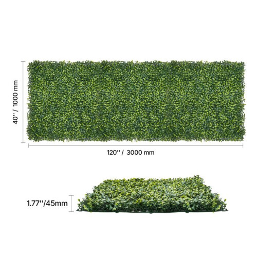 Pannelli Artificiale - DUOKU - JNP02201 - 3000 x 1000 x 45 mm - Paravento - Verde 1