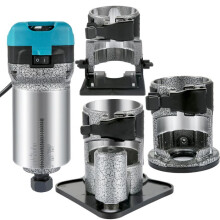 Affleureuse - DUOKU - VV-4B-220V - 710 W - Vitesse 13000-33000 tr/min - Aluminium