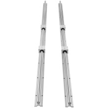 Juego de Rieles de Guiado Lineal-Duoku-SBR16 1500mm-2 PCS 59 in-con 4 PCS Bloques de Deslizamiento SBR16UU-Máquinas de Router CNC