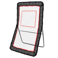 Rebound-Netz-Duoku-Lacrosse für Garten-Rebound-Netz von 1,2 x 2,1 m-Verstellbarer Pitchback-Trainingsschirm