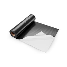 Lona de Plástico - DUOKU - 10' x 100' - 6 mil de Grosor - Barrera de Vapor - Negro y Blanco