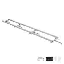 Riel de Guía de Fresadora - DUOKU - 9 Pies - Aluminio - Ajustable - 4 Kits de Barras Transversales