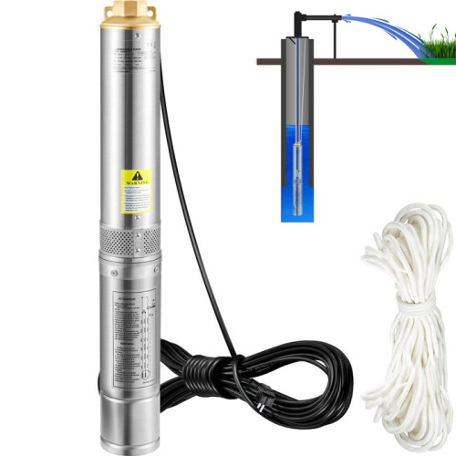 Dompelpomp - DUOKU - 3SDM4/16 - 750 W - 100 l/min - Hoogte van 66 m