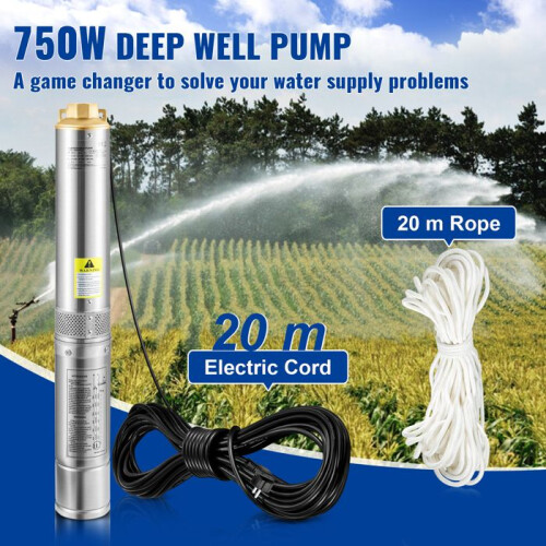 Dompelpomp - DUOKU - 3SDM4/16 - 750 W - 100 l/min - Hoogte van 66 m 2