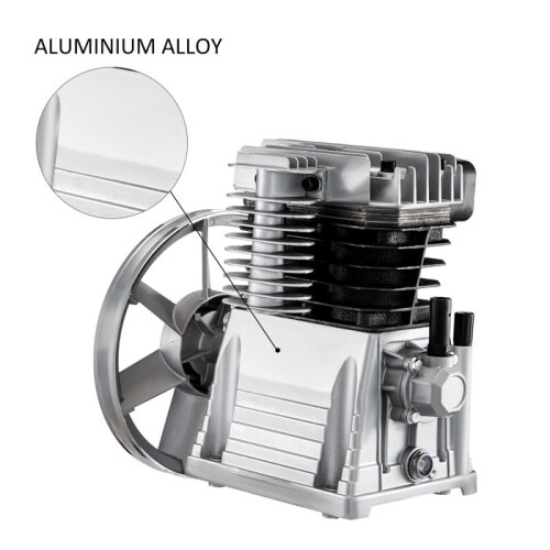 Compressor - DUOKU - 3PK - 375 L/min - 11 bar - Dubbele aluminium cilinderpomp 2