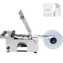 Halfautomatische Ronde Etiketteermachine-Duoku-20 tot 50 stuks/min-Elektrische Etiketteermachine voor Flessen van 0,79 tot 4,72 Inch
