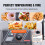 Friteuse Électrique - DUOKU - 24 L - 5000 W - Acier Inoxydable - Température 50-200 C 5